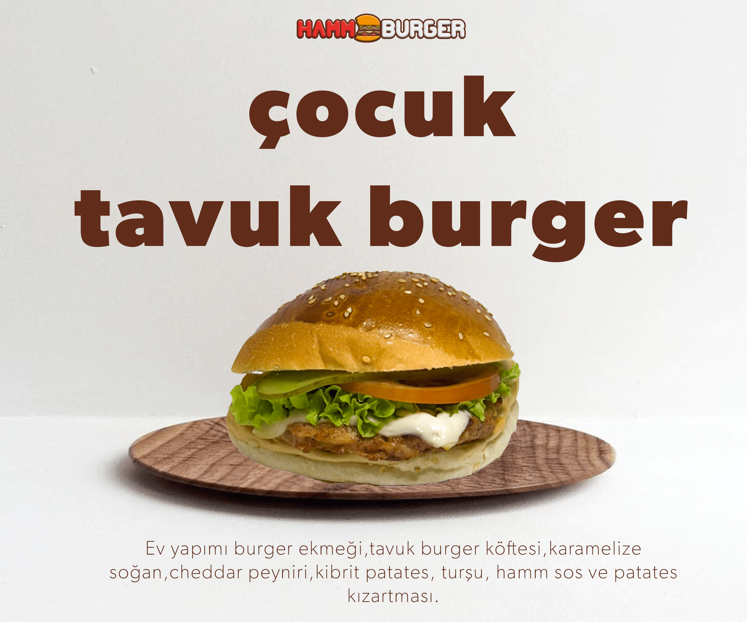 Cocuk Tavuk Burger